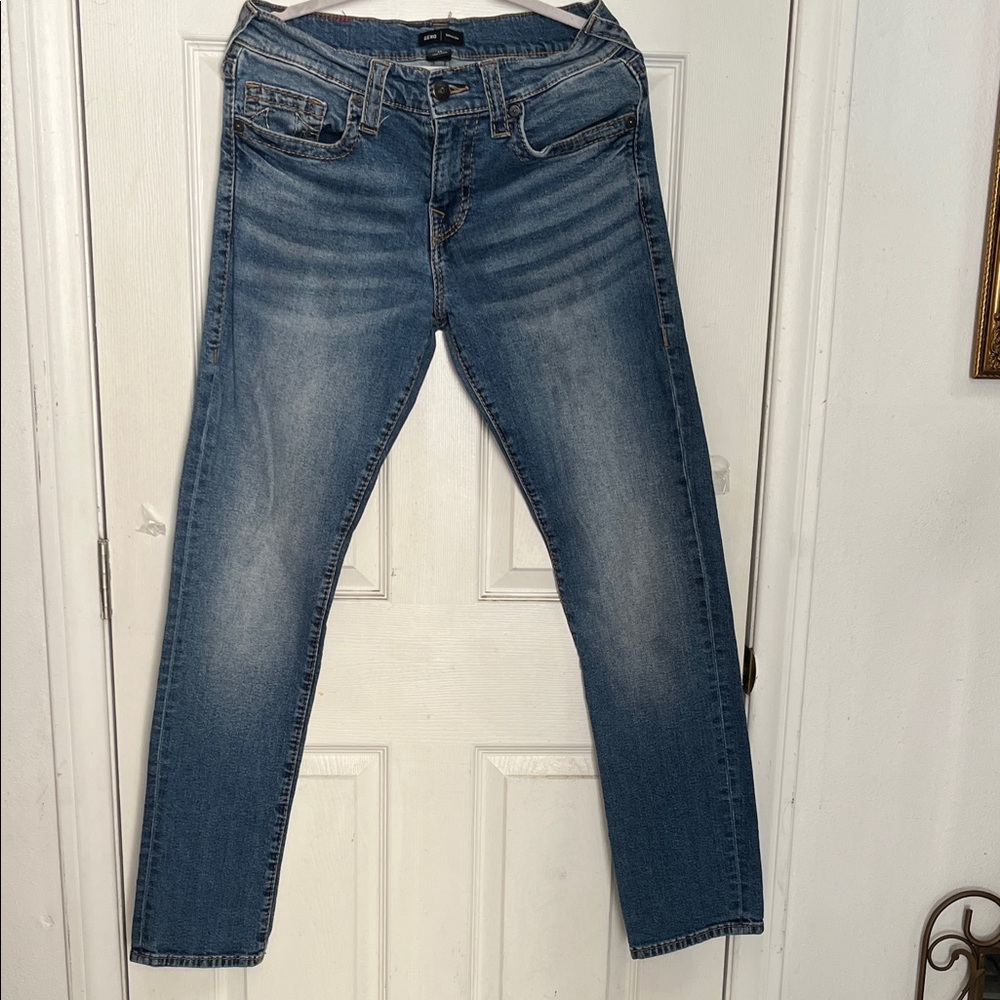 True Religion Men's Blue Relaxed Jeans